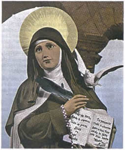 Santa Teresa - Maria y los Santos.