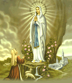 Maria Santisima con el Santo Rosario